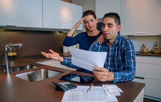 Worried Couple